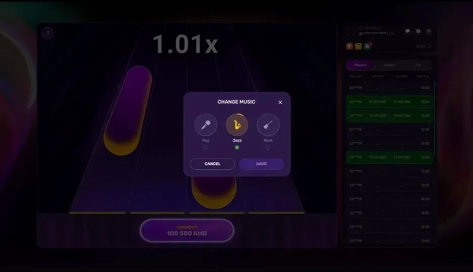 Play Me win screen
